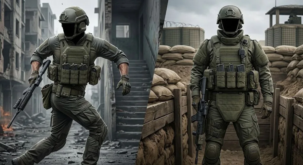 Чим відрізняється плитоноска від бронежилета