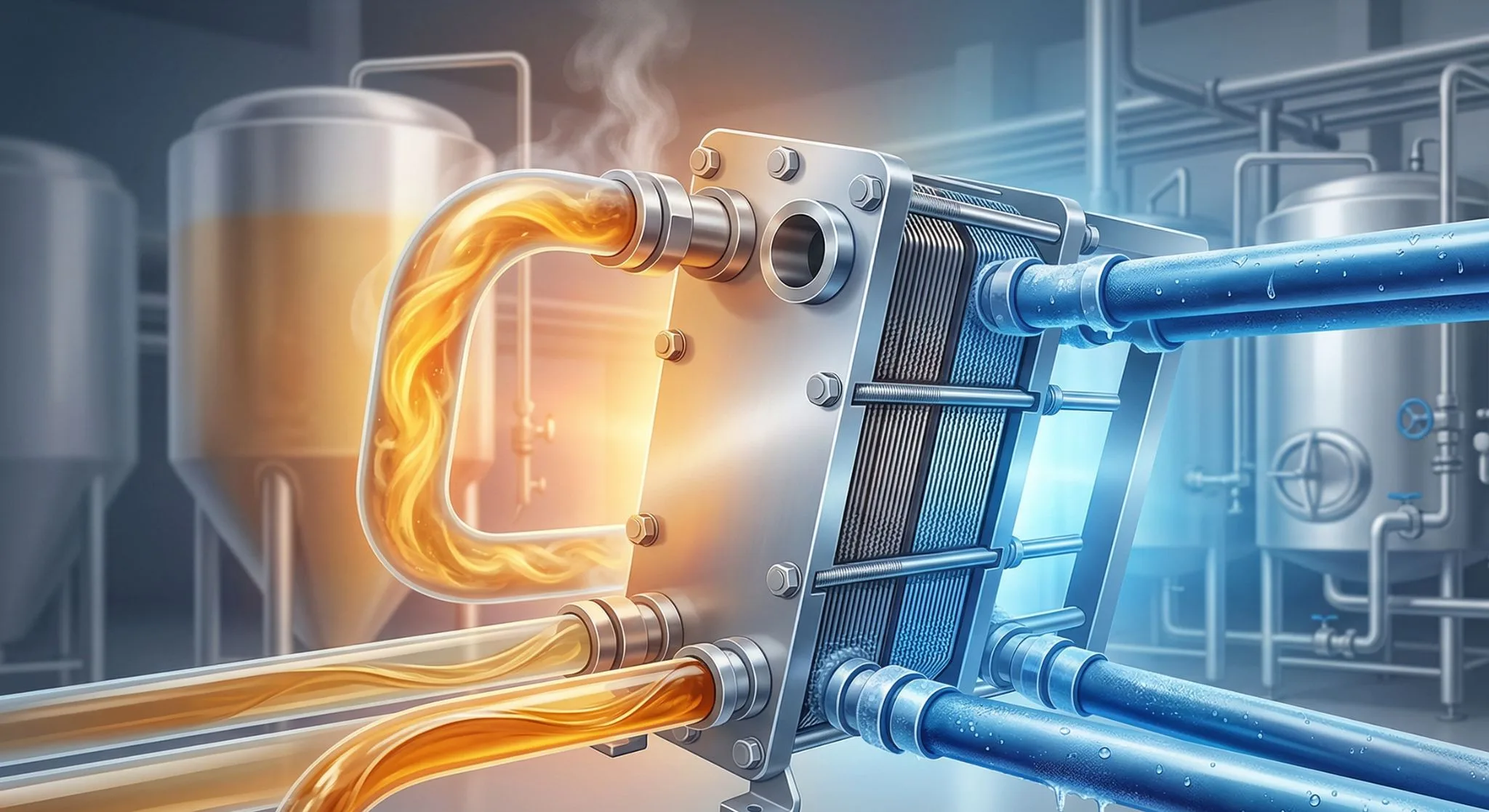 Охолодження пивного сусла після кип'ятіння